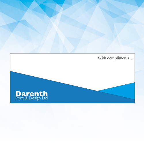 Compliment Slips at Darenth Print, Dartford Kent